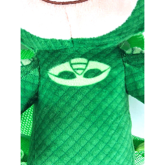 pj masks 2018 plush gekko with back pack straps and zipper pocket 15" - Picture 3 of 8